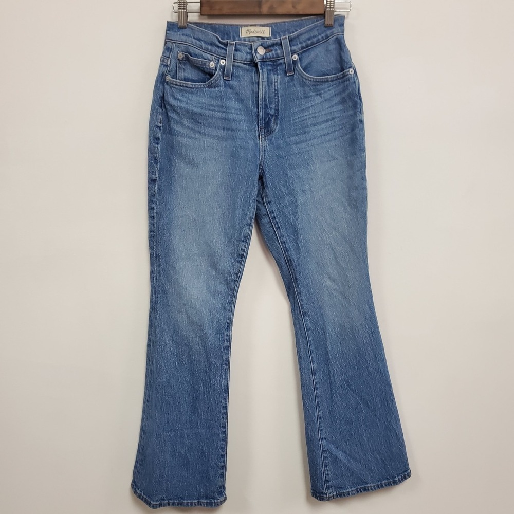 Madewell‎ Womens Perfect Vintage Flare Jeans Size 26 Blue Boho Classic Hippie